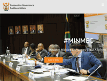 Tablet Screenshot of cogta.gov.za